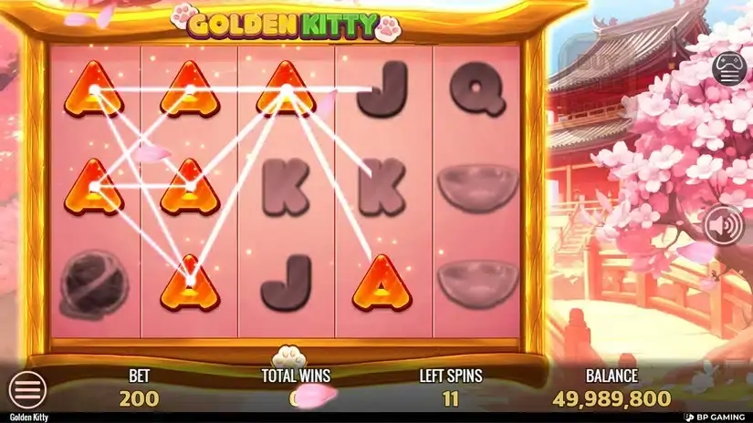 Golden Kitty slot screenshot 4