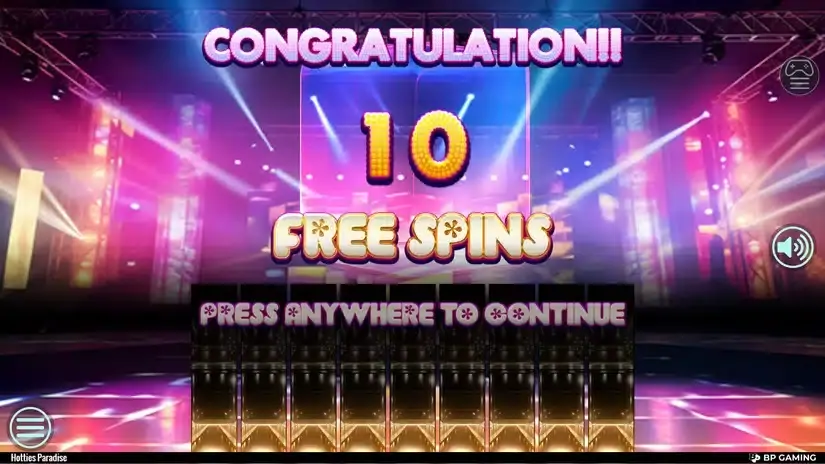 Hottie’s Paradise slot screenshot 4