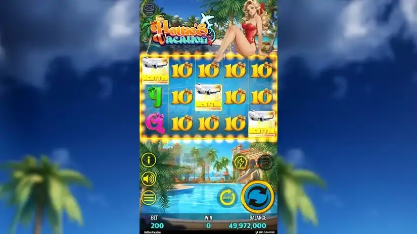 Hottie’s Vacation slot screenshot 2