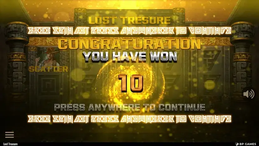 Lost Treasure slot screenshot 3