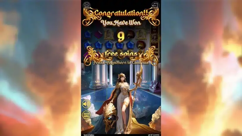 Secret of Goddess slot screenshot 3
