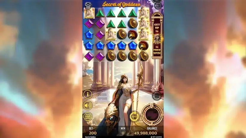 Secret of Goddess slot screenshot 2