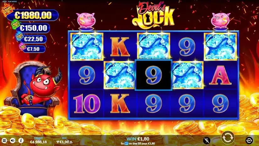 Devil’s Lock slot screenshot 3