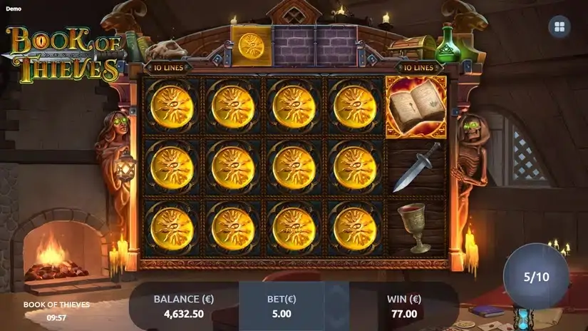 Book of Thieves slot screenshot 5