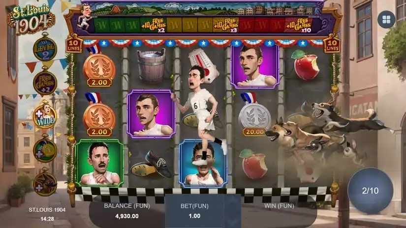 St. Louis 1904 slot screenshot 4