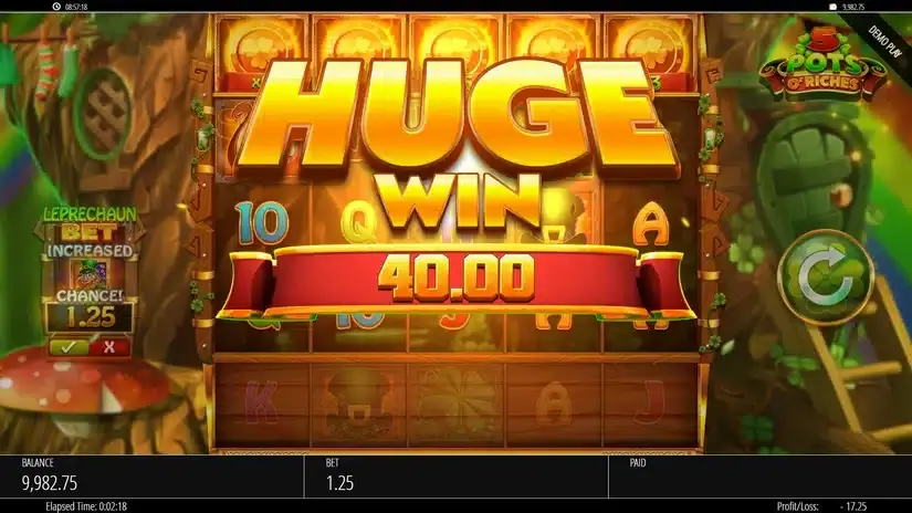 5 Pots O’Riches slot screenshot 5