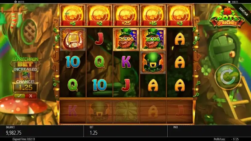5 Pots O’Riches slot screenshot 4
