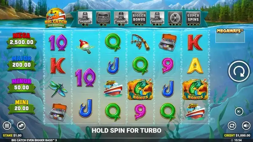 Big Catch Even Bigger Bass 3 slot screenshot 