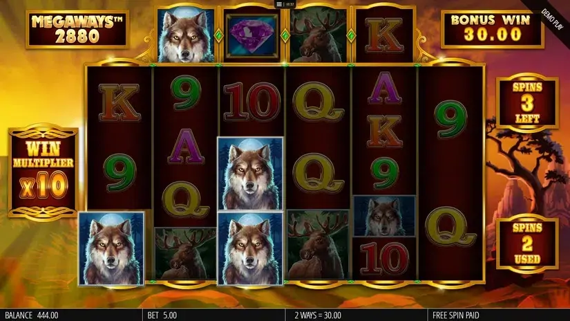 Bison Rising Megaways slot screenshot 6