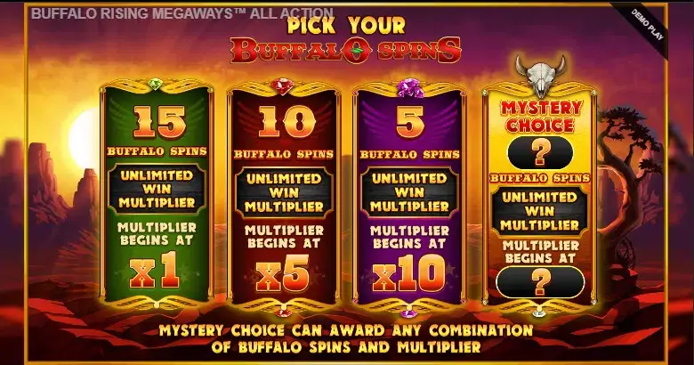 Buffalo Rising Megaways All Action slot screenshot 2
