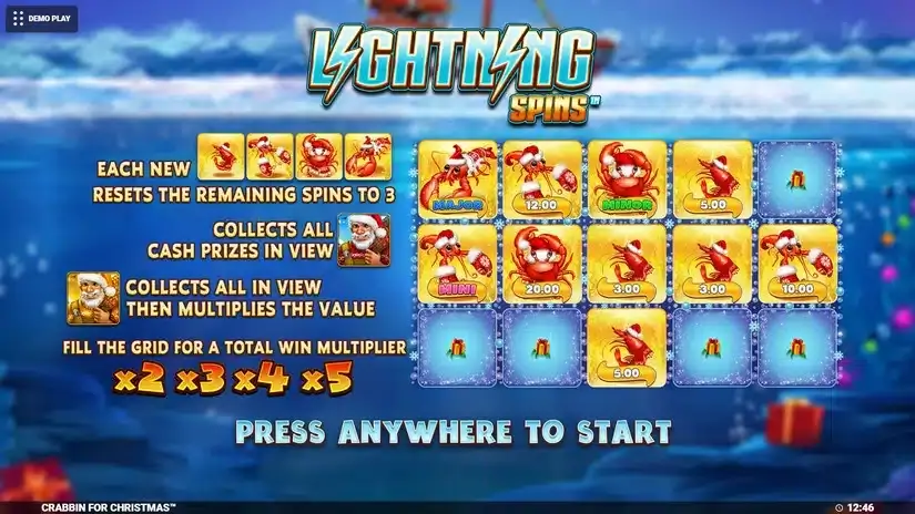 Crabbin’ For Christmas slot screenshot 3