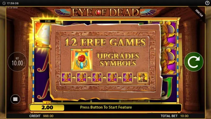 Eye of Dead slot screenshot 6