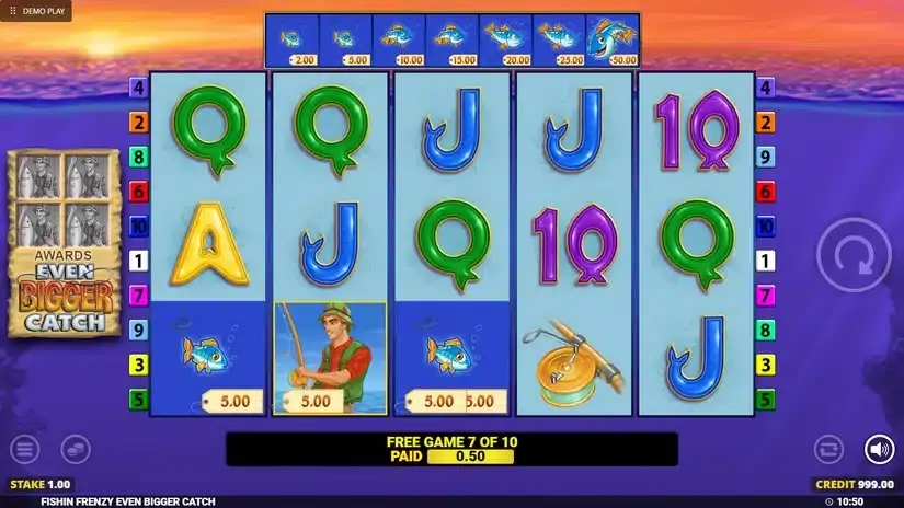 Fishin’ Frenzy Even Bigger Catch slot screenshot 4