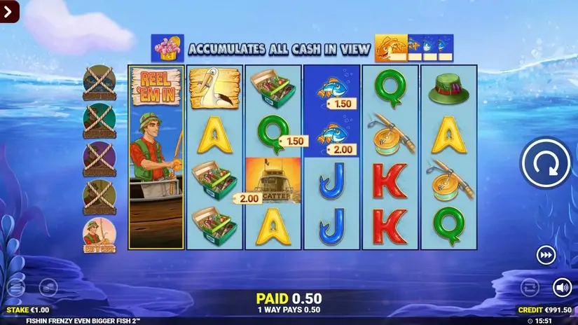 Fishin’ Frenzy Even Bigger Fish 2 slot screenshot 4