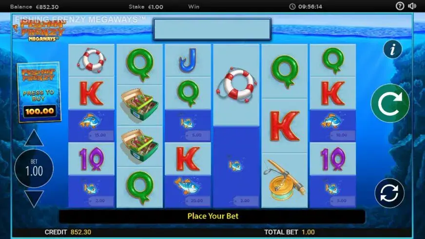 Fishin’ Frenzy Megaways slot screenshot 1