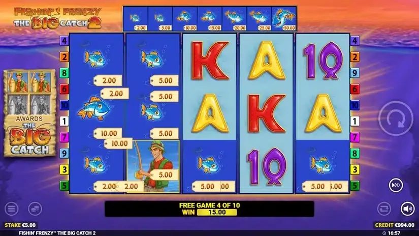 Fishin’ Frenzy The Big Catch 2 slot screenshot 5