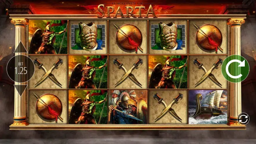 Fortunes of Sparta slot screenshot 