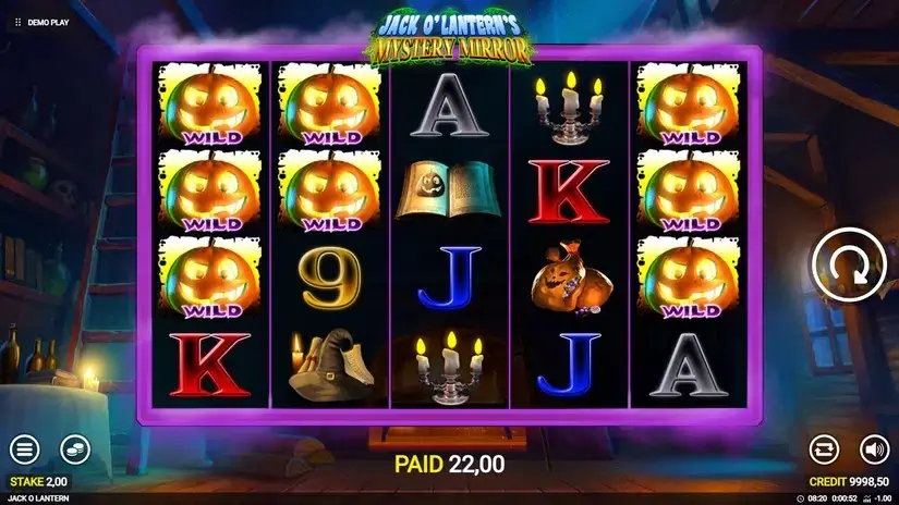 Jack o’Lantern’s Mystery Mirrors slot screenshot 3