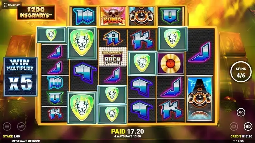 Megaways of Rock slot screenshot 5
