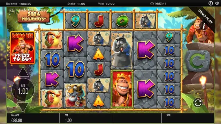 Return of Kong Megaways slot screenshot 1