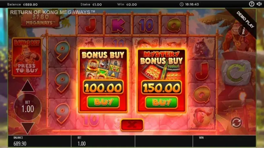 Return of Kong Megaways slot screenshot 3