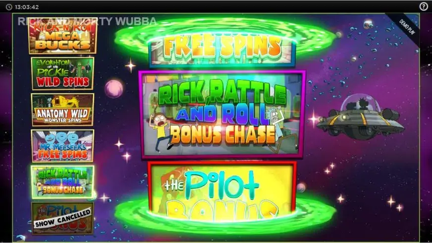 Rick and Morty Wubba Lubba Dub Dub slot screenshot 4