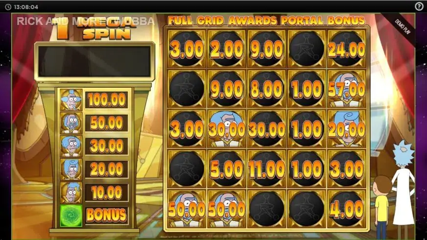 Rick and Morty Wubba Lubba Dub Dub slot screenshot 7