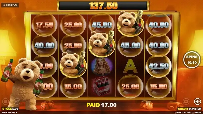 TED Cash Lock slot screenshot 7