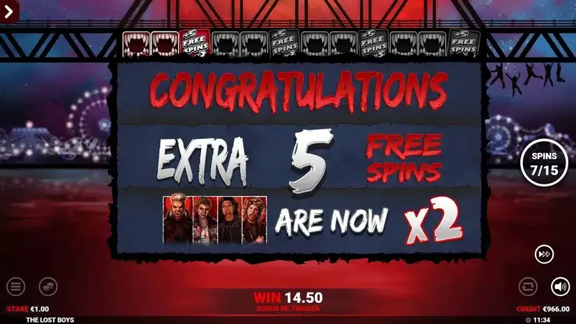 The Lost Boys slot screenshot 6