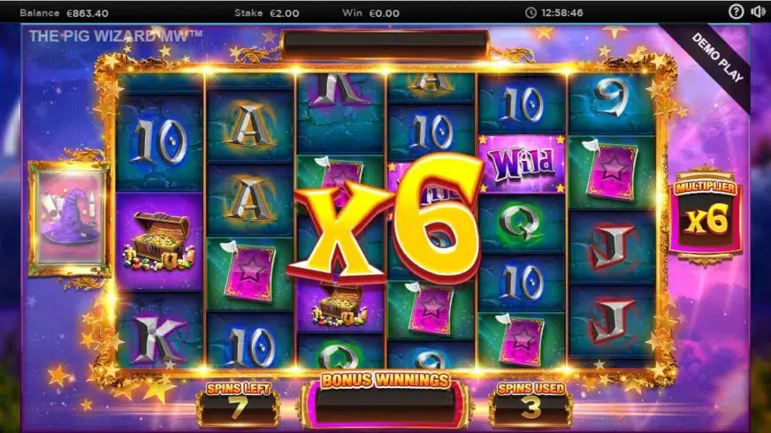 The Pig Wizard Megaways slot screenshot 7