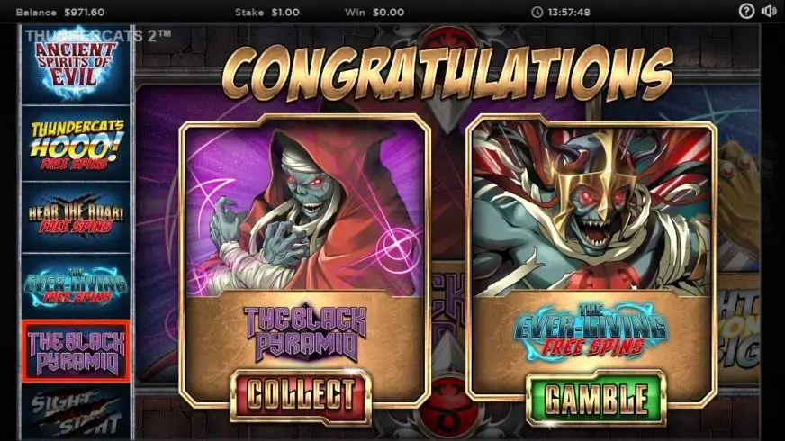 Thundercats Reels Of Thundera slot screenshot 4
