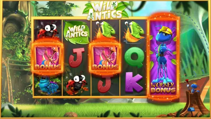 Wild Antics slot screenshot 5