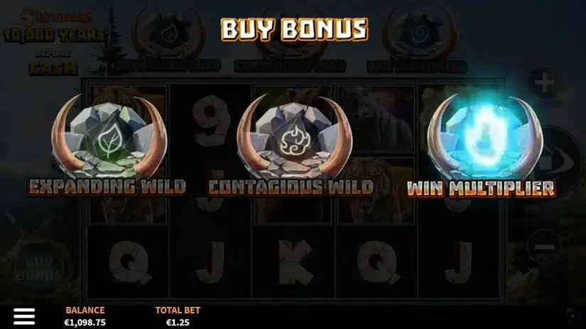 10,000 Years Before Cash slot screenshot 2