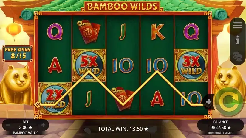 Bamboo Wild slot screenshot 5