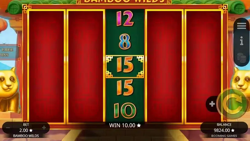 Bamboo Wild slot screenshot 3