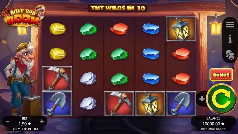 Billy Bob Boom slot screenshot 