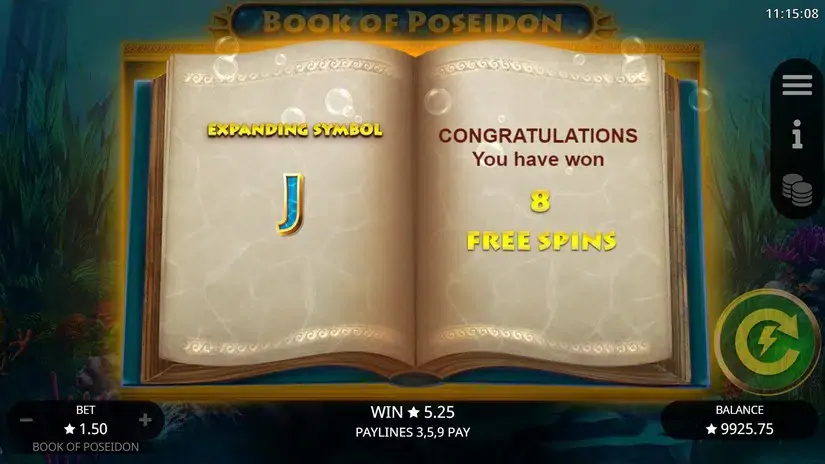 Book of Poseidon slot screenshot 5