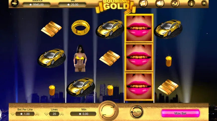 Booming Gold slot screenshot 1