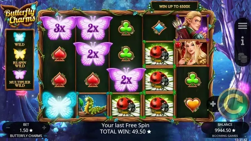 Butterfly Charms slot screenshot 6