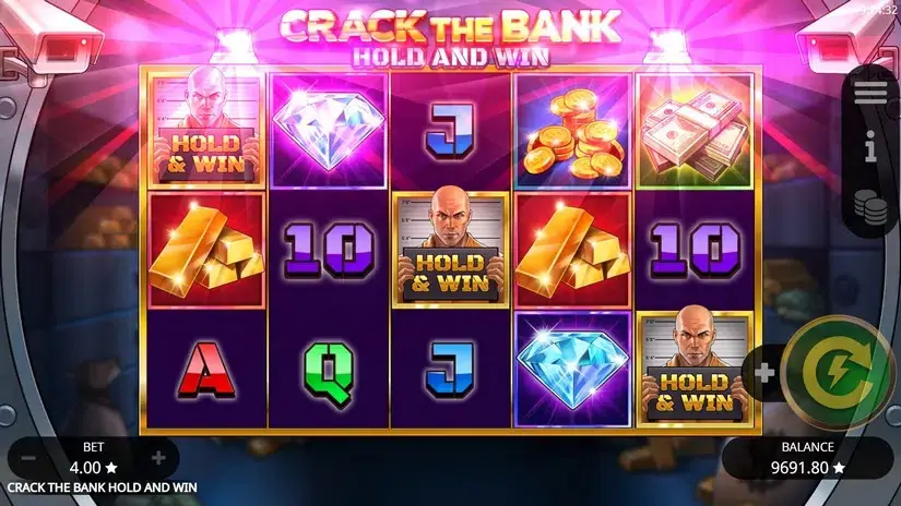 Crack the Bank Hold And Win slot screenshot 4