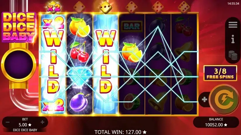 Dice Dice Baby slot screenshot 6