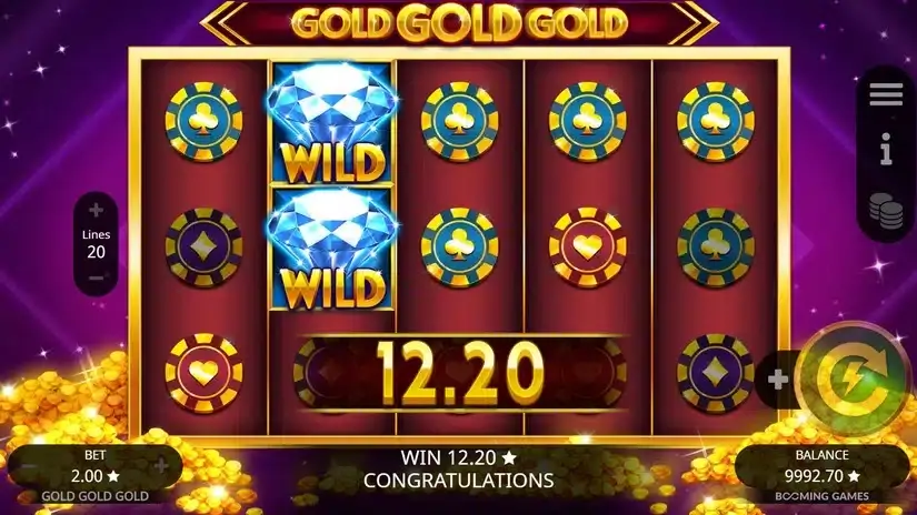 Gold Gold Gold slot screenshot 