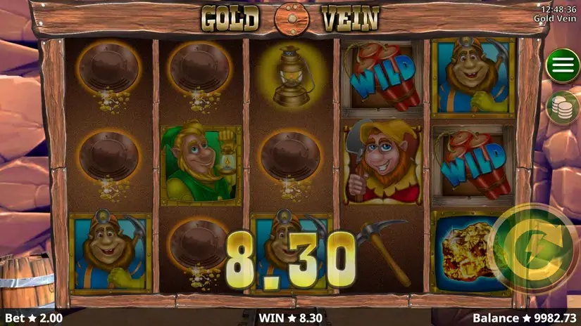 Gold Vein slot screenshot 4