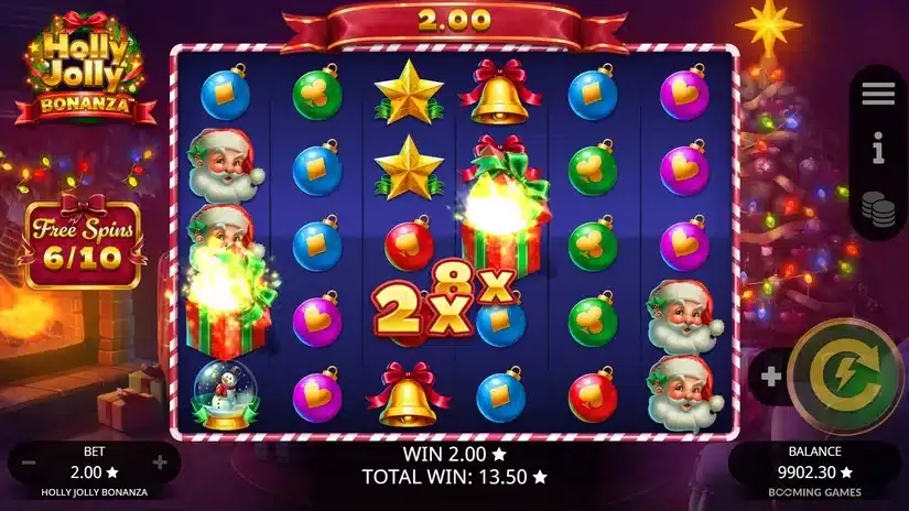 Holly Jolly Bonanza slot screenshot 6