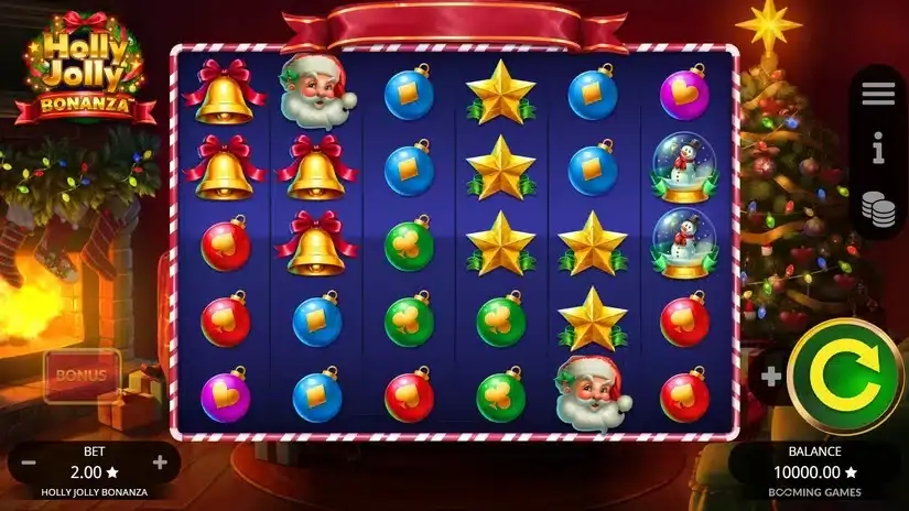 Holly Jolly Bonanza slot screenshot 