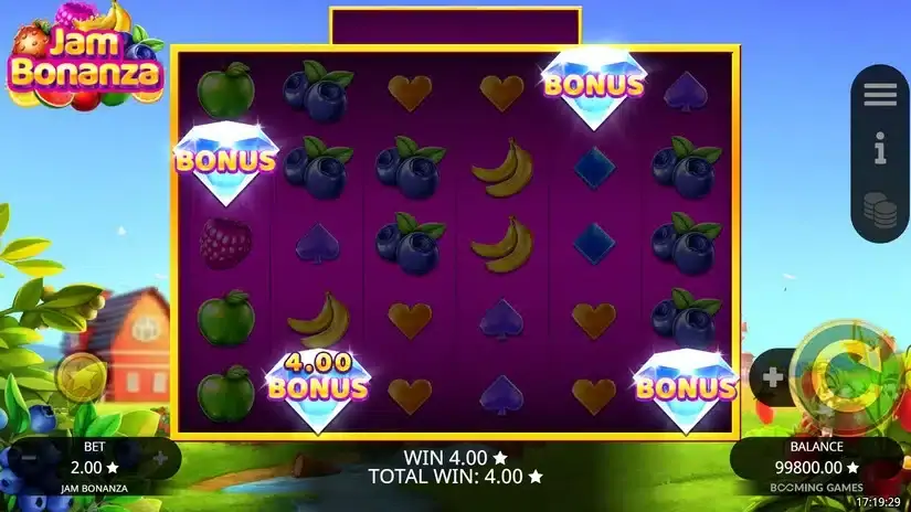 Jam Bonanza Hold & Win slot screenshot 2