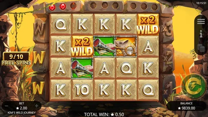 Kim’s Wild Journey slot screenshot 6