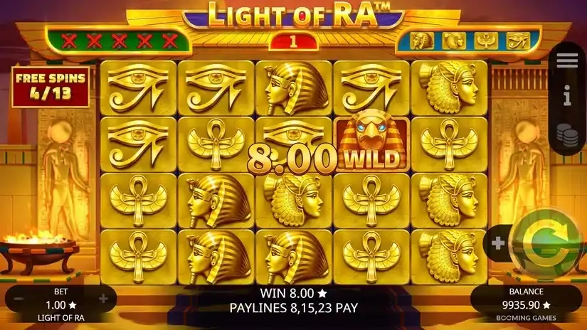 Light of Ra slot screenshot 6