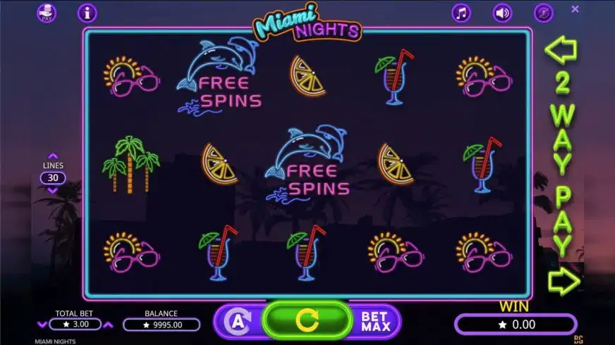Paris Nights slot screenshot 1