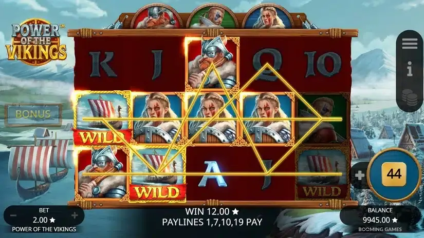 Power of the Vikings slot screenshot 